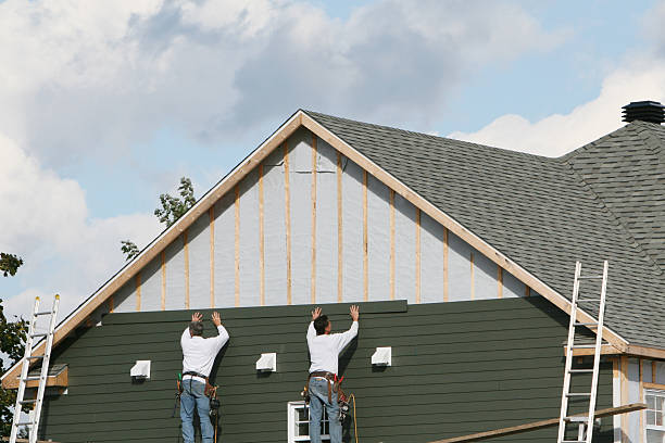 Professional Siding Contractor technician working in Lebanon, CT